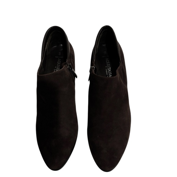 Aquatalia Like NEW Brown Suede 3” Heels, 9.5 - Picture 2 of 10